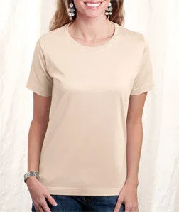 3580 LA T Ladies' Combed Ring-Spun T-Shirt Cream