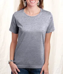 3580 LA T Ladies' Combed Ring-Spun T-Shirt Heather (93/7)