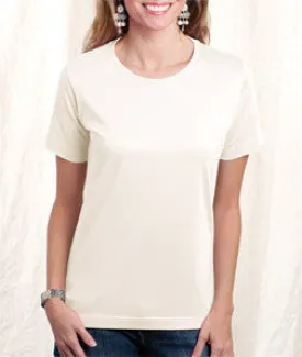 3580 LA T Ladies' Combed Ring-Spun T-Shirt Natural