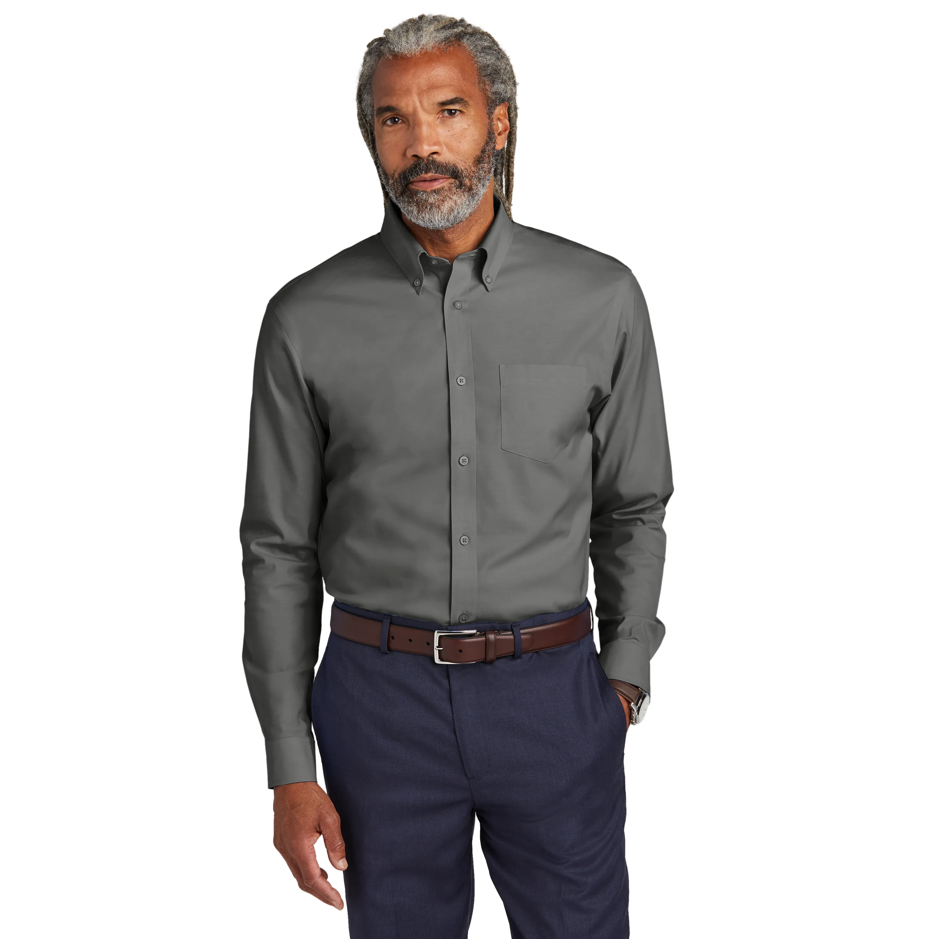 BB18000 Wrinkle-Free Stretch Pinpoint Shirt