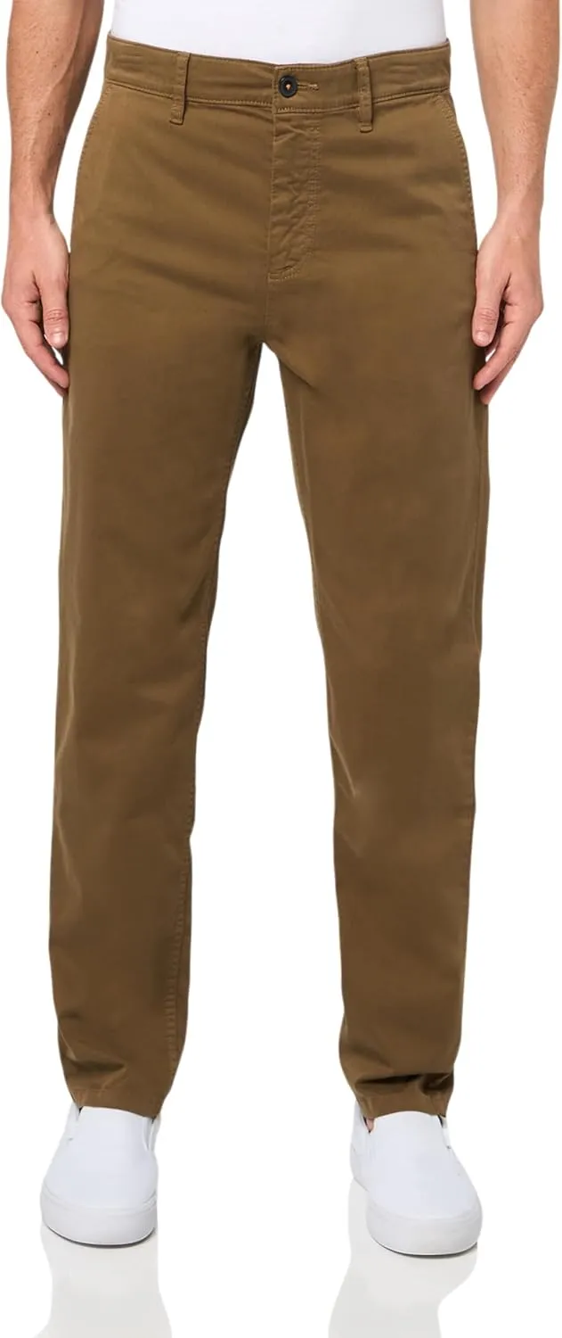 BOSS Men's Techno Twill Tapered Chino Trousers