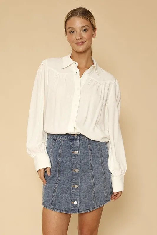 Button Down Blouse
