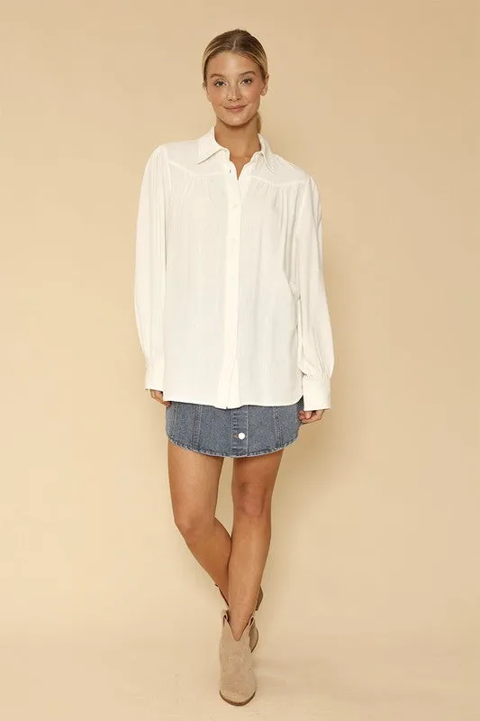 Button Down Blouse