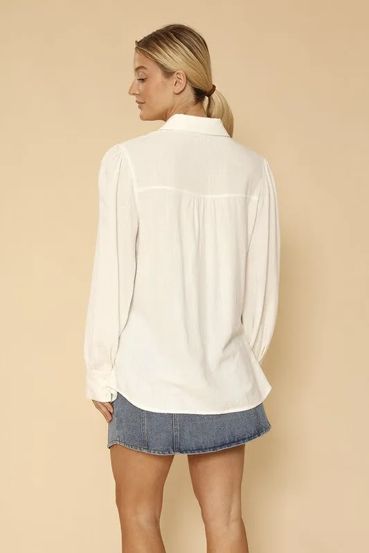 Button Down Blouse