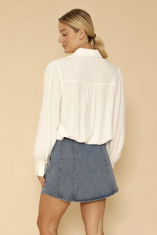 Button Down Blouse