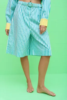 Colorblock Bermuda Shorts