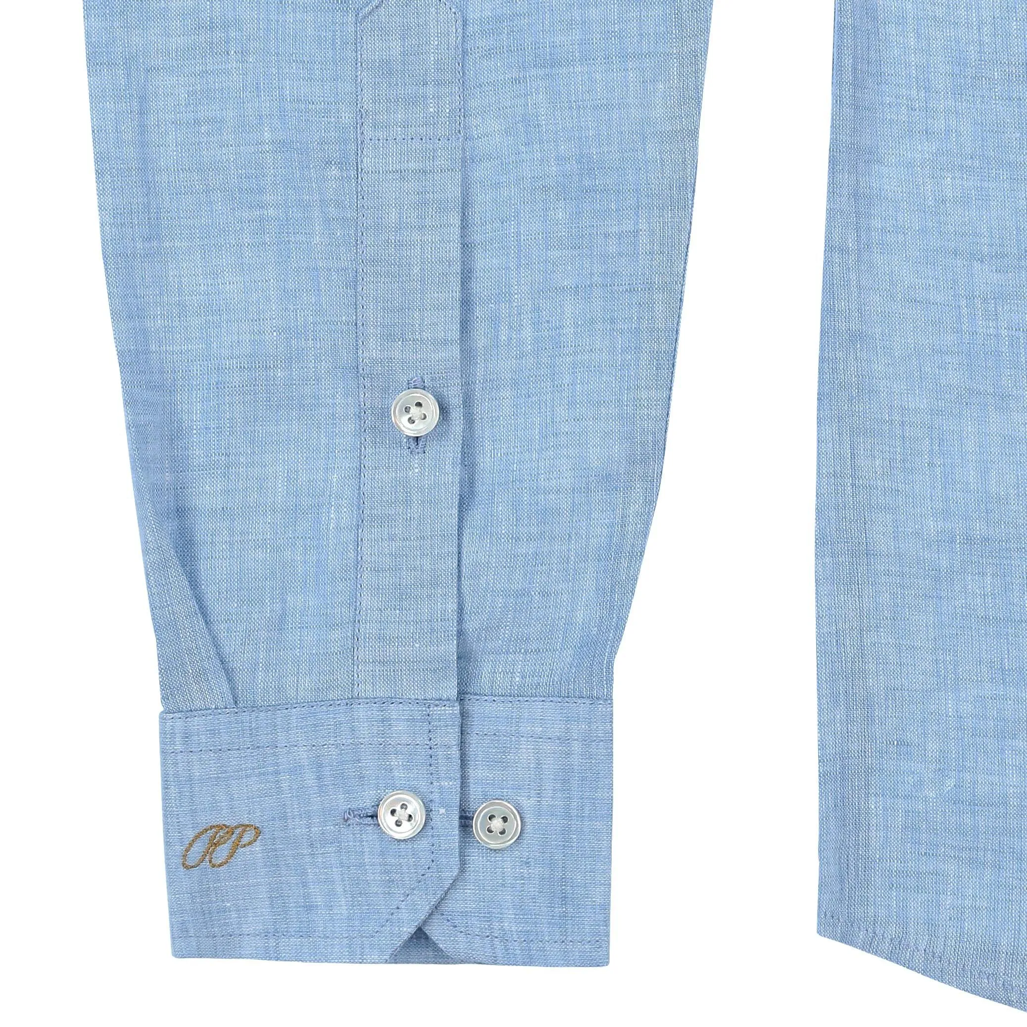 Cuba Linen Shirt - Blue