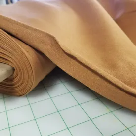 End of BOlt: 2 yards of Irish Linen Golden Caramel Suiting Weight Spence Bryson Woven 270 GSM- remnant