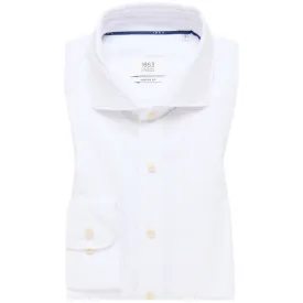 Eterna 1863 Modern Fit Cotton-Linen Shirt - White
