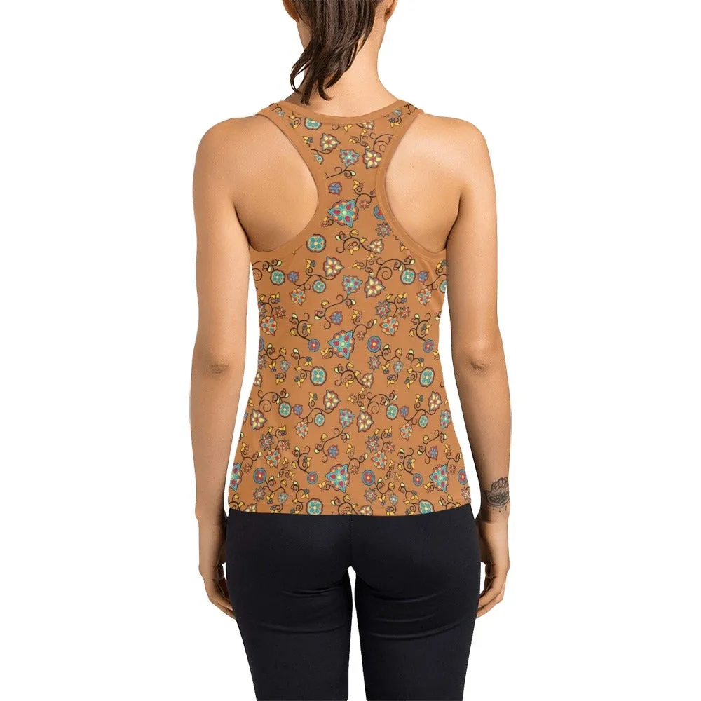 Fire Bloom Light Women's Racerback Tank Top