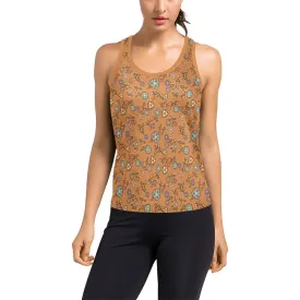 Fire Bloom Light Women's Racerback Tank Top