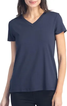 Fishers Finery Women's Ecofabric Short Sleeve V-Neck Tee; Relaxed Fit