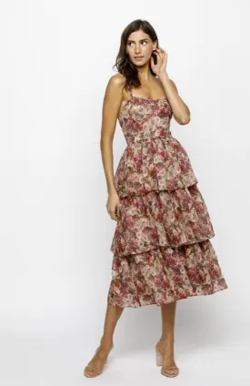 Floral Mirage Midi Dress