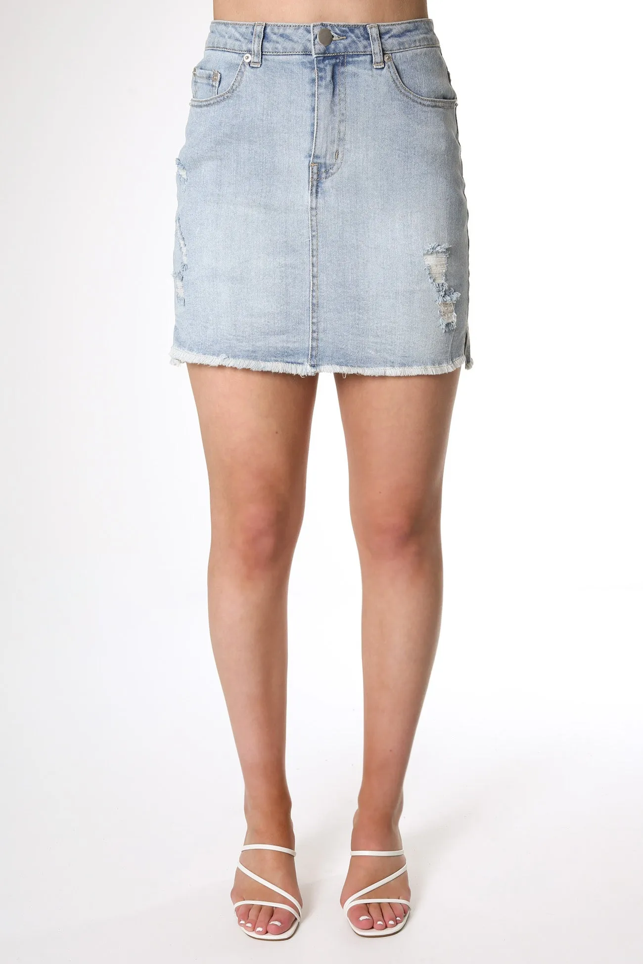 Frida Skirt Indigo Wash
