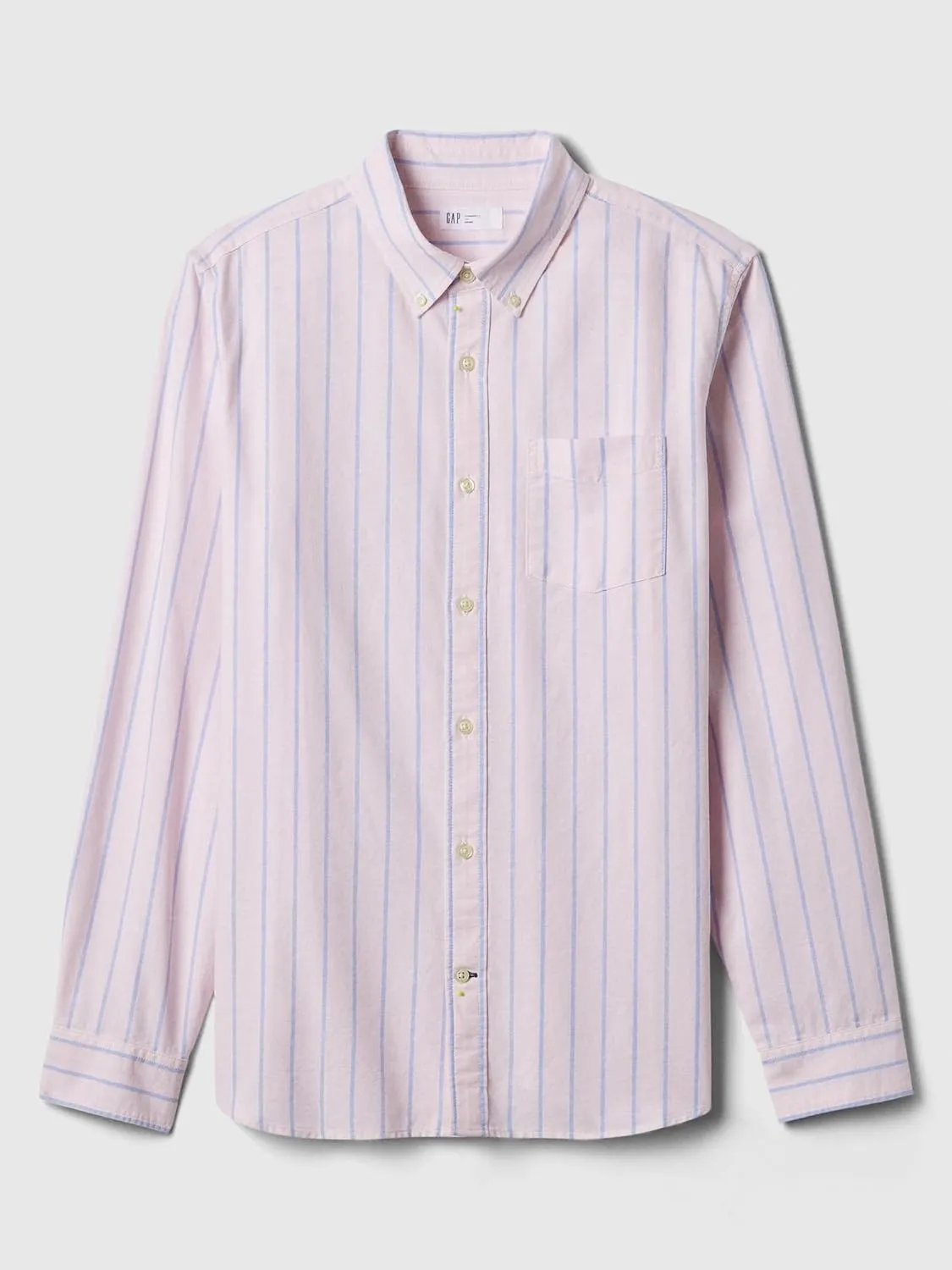 GAP Men's Long Sleeve Oxford Button Down Shirt