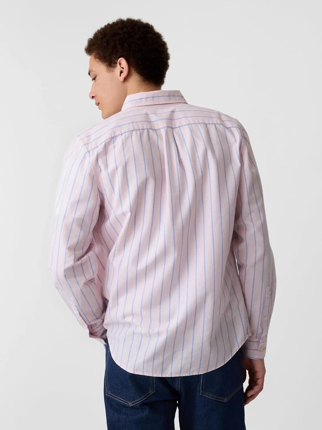 GAP Men's Long Sleeve Oxford Button Down Shirt