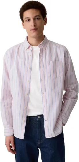 GAP Men's Long Sleeve Oxford Button Down Shirt