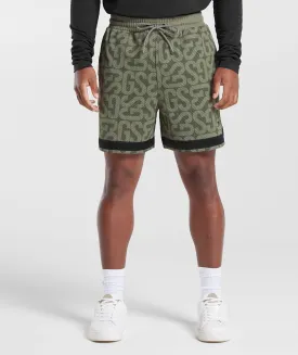 Gymshark Rest Day Shorts - Dusty Olive