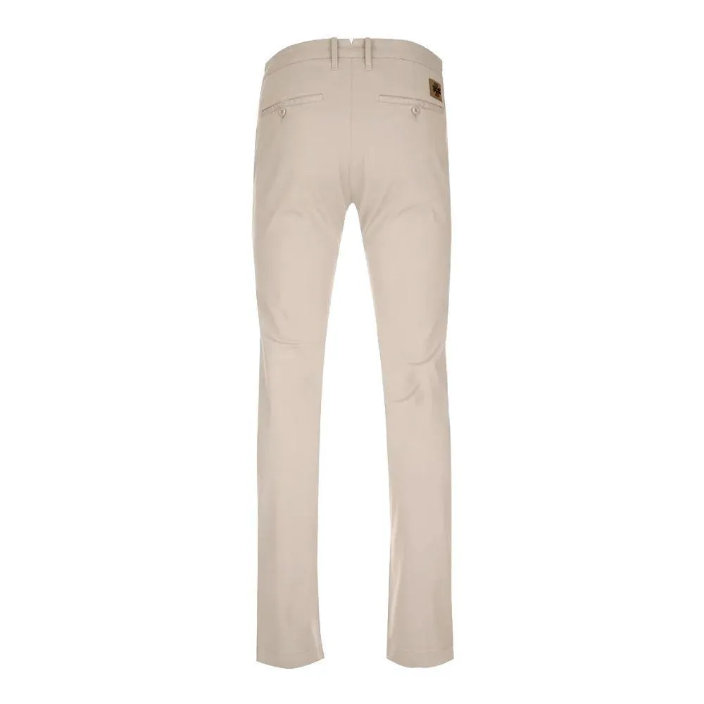 Jacob Cohen Beige Cotton Chino Trousers – Slim Fit Elegance