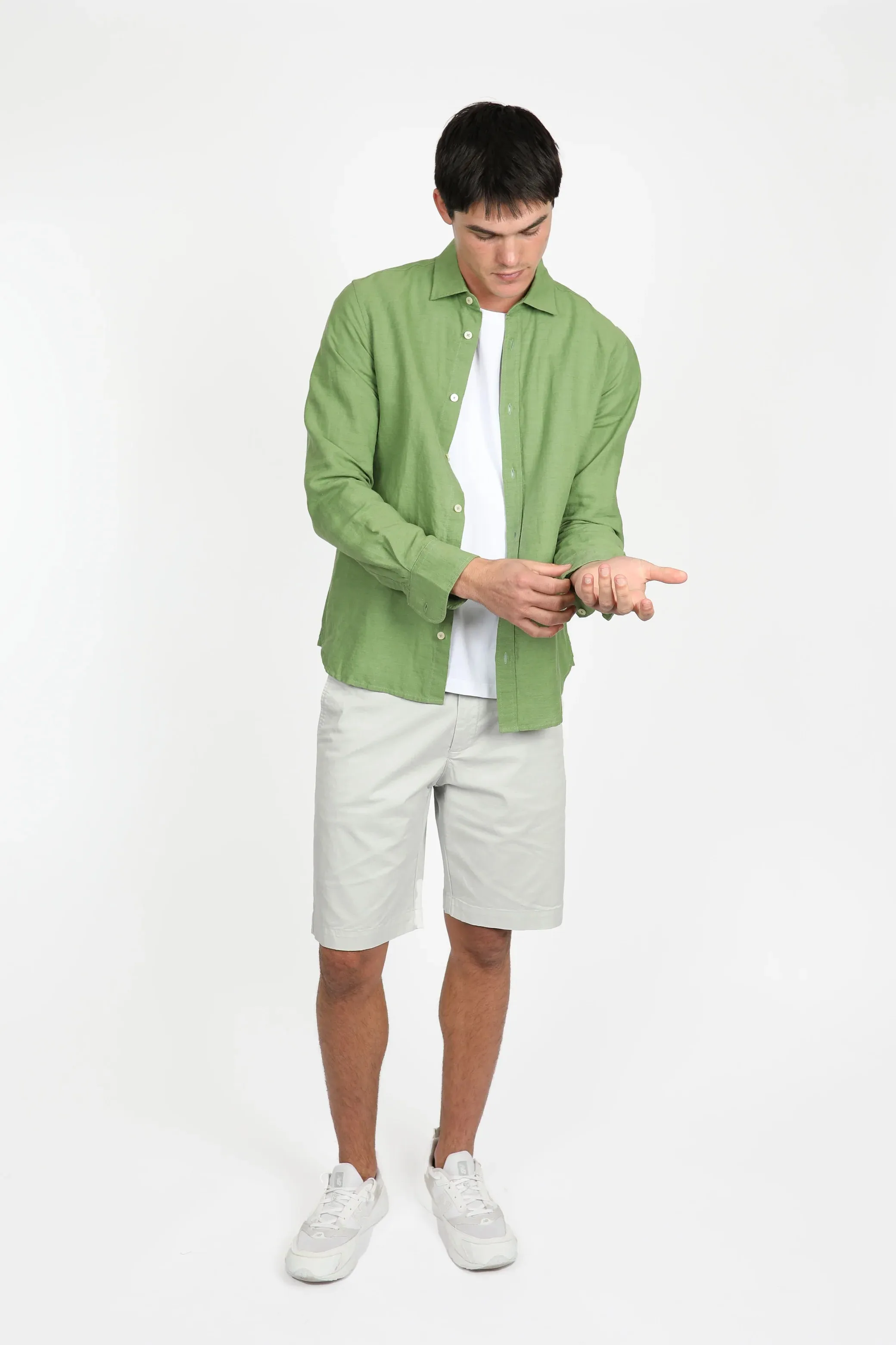 James Harper L/S Shirt - Forest