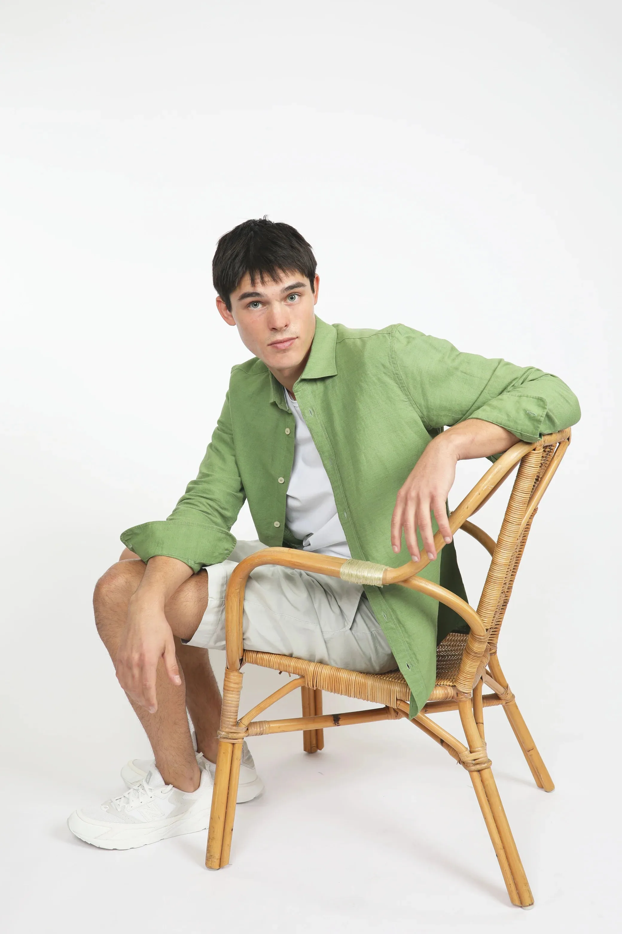 James Harper L/S Shirt - Forest