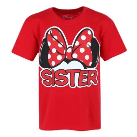 Jerry Leigh Disney Girl's Sister Minnie Mouse Family T-Shirt