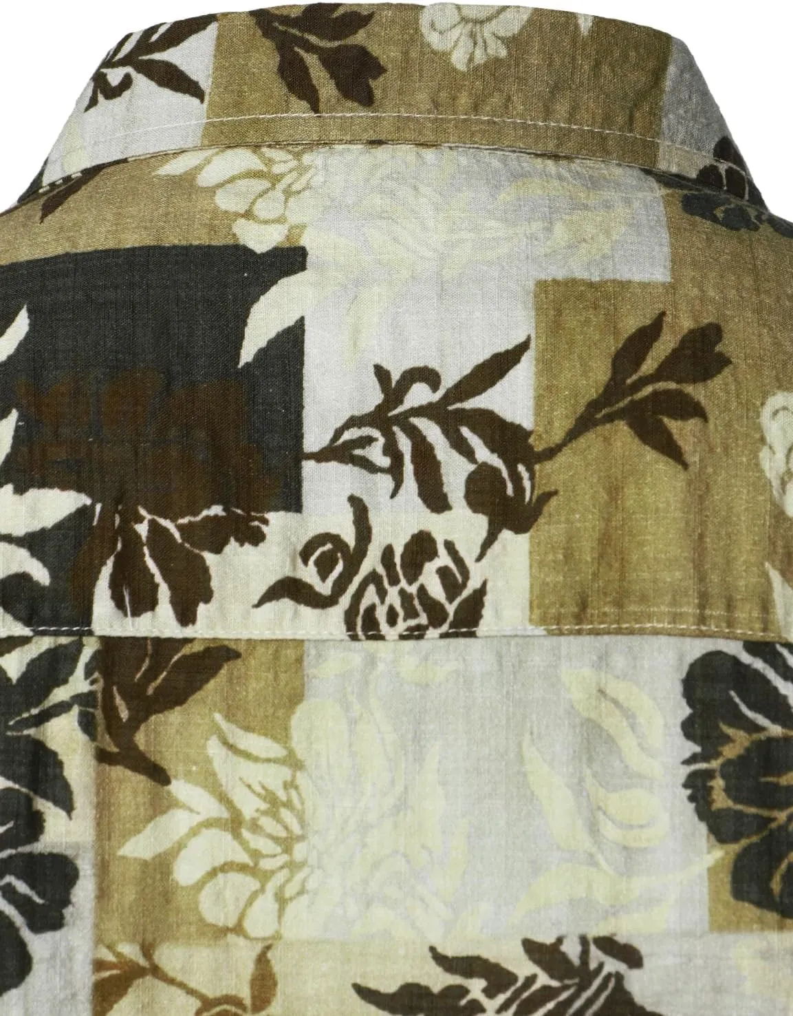 JOGAL Men's Flower Casual Button Down Short Sleeve Hawaiian Shirt