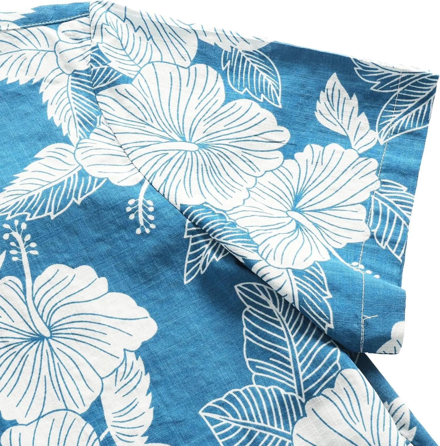 JOGAL Men's Flower Casual Button Down Short Sleeve Hawaiian Shirt