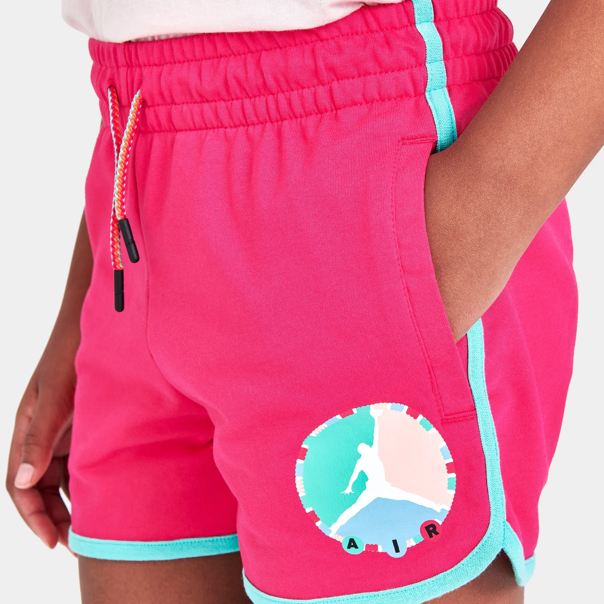 Jordan Junior Girls' BFF Fleece Shorts / Rush Pink
