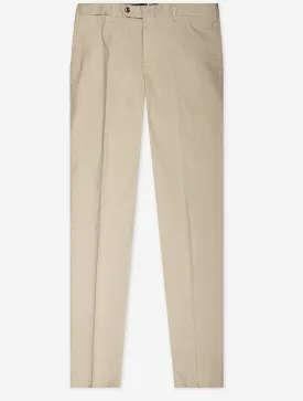 Light Stretch Gabardine Trouser Sand