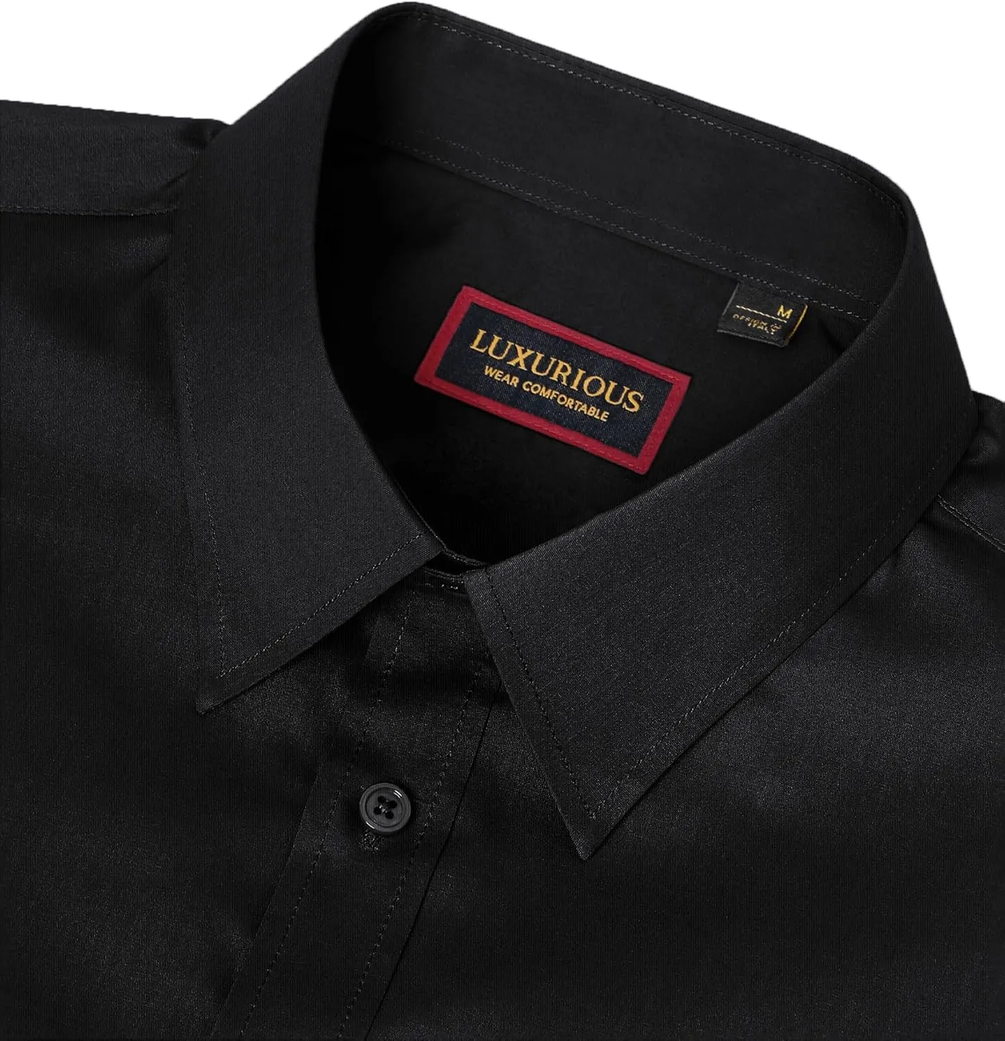 Mens Dress Shirts Long Sleeve Dress Shirts for Men Cotton Button Down Shirt Regular Big and Tall Dress Shirts