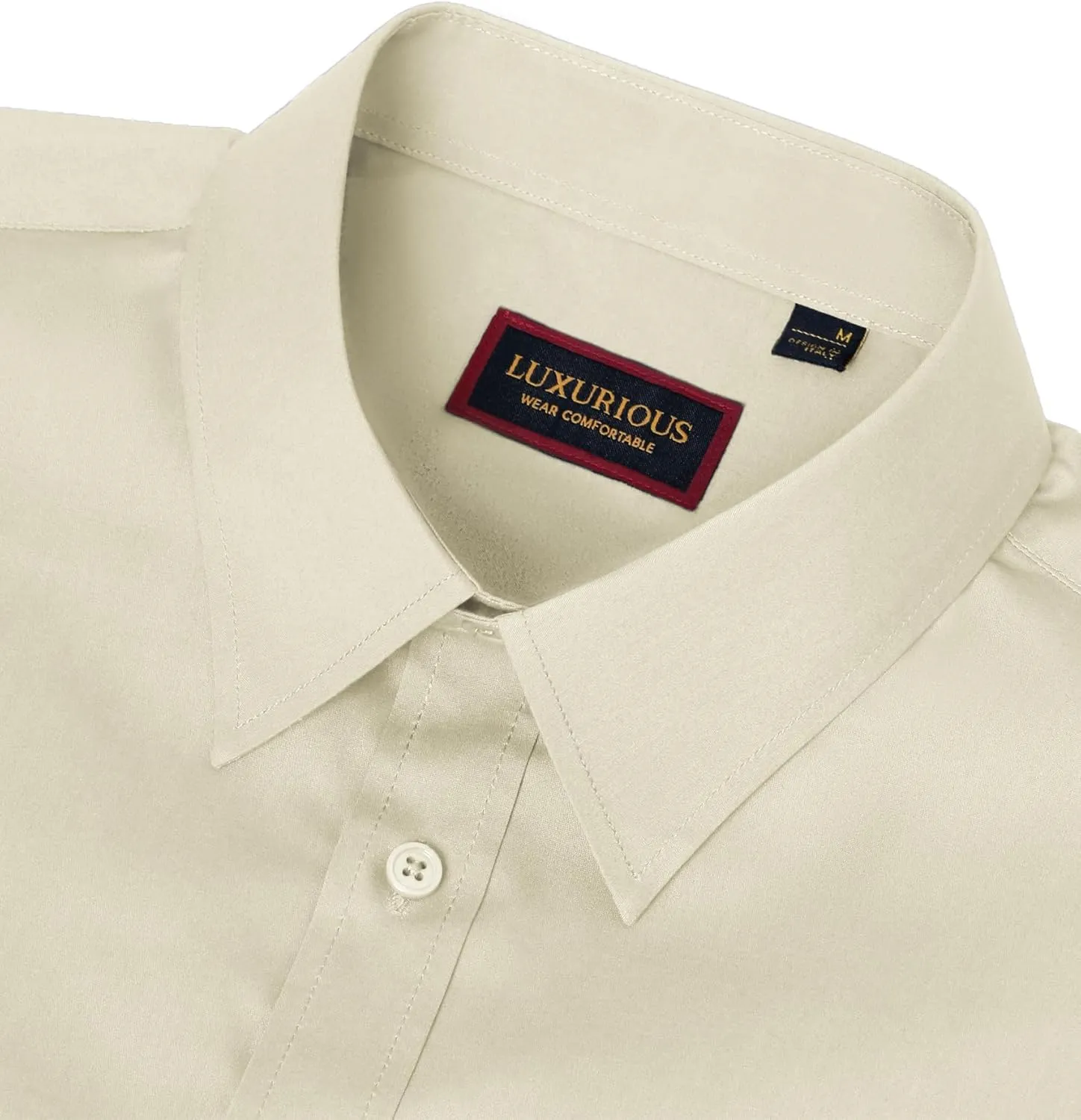 Mens Dress Shirts Long Sleeve Dress Shirts for Men Cotton Button Down Shirt Regular Big and Tall Dress Shirts
