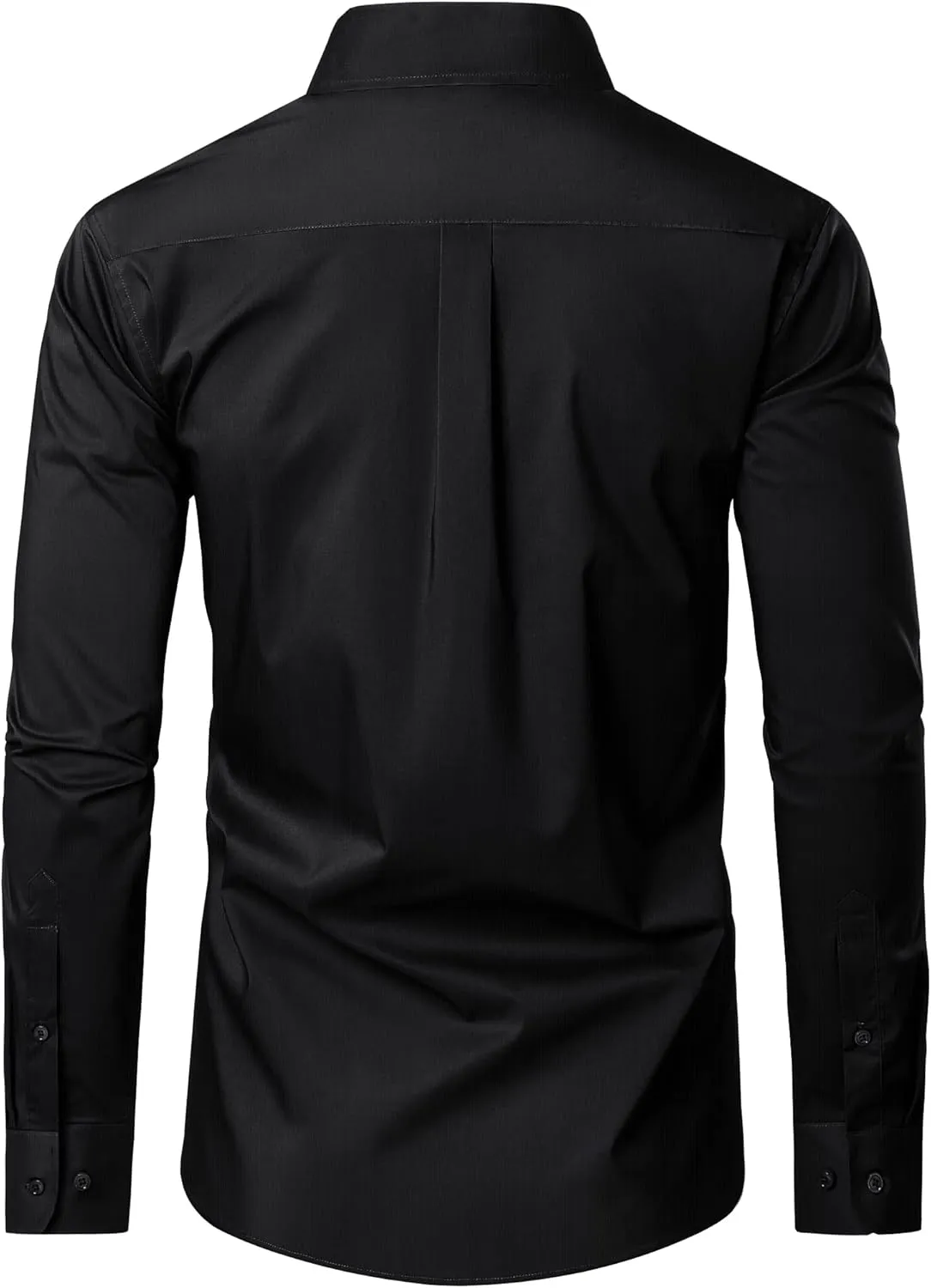 Mens Dress Shirts Long Sleeve Dress Shirts for Men Cotton Button Down Shirt Regular Big and Tall Dress Shirts