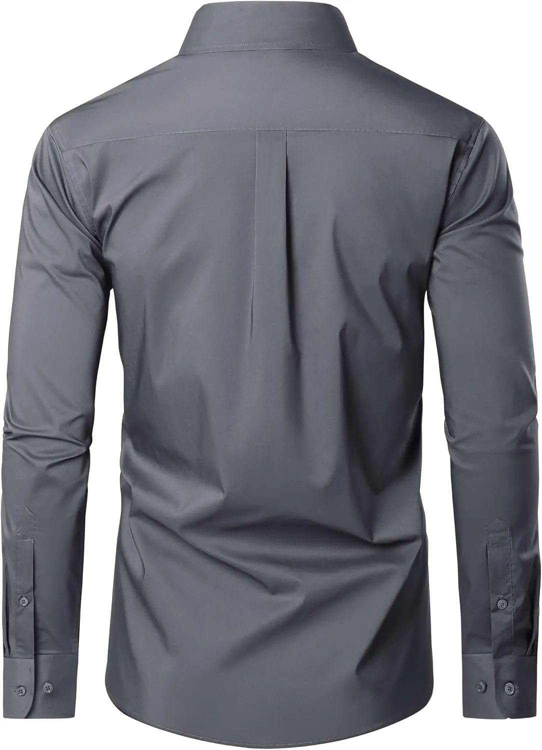 Mens Dress Shirts Long Sleeve Dress Shirts for Men Cotton Button Down Shirt Regular Big and Tall Dress Shirts