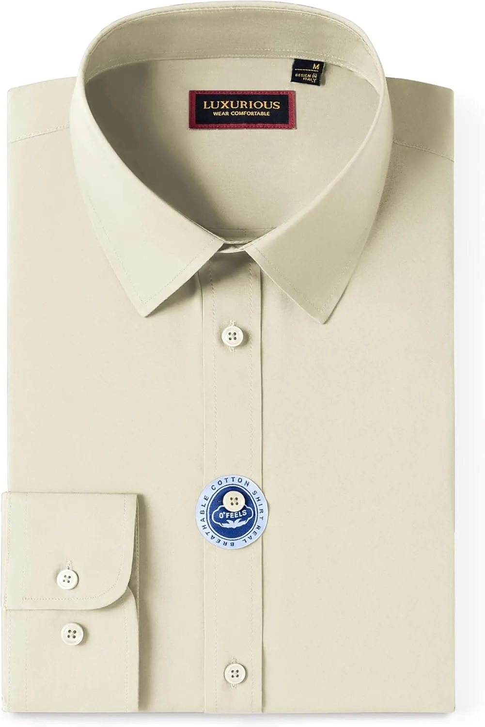 Mens Dress Shirts Long Sleeve Dress Shirts for Men Cotton Button Down Shirt Regular Big and Tall Dress Shirts