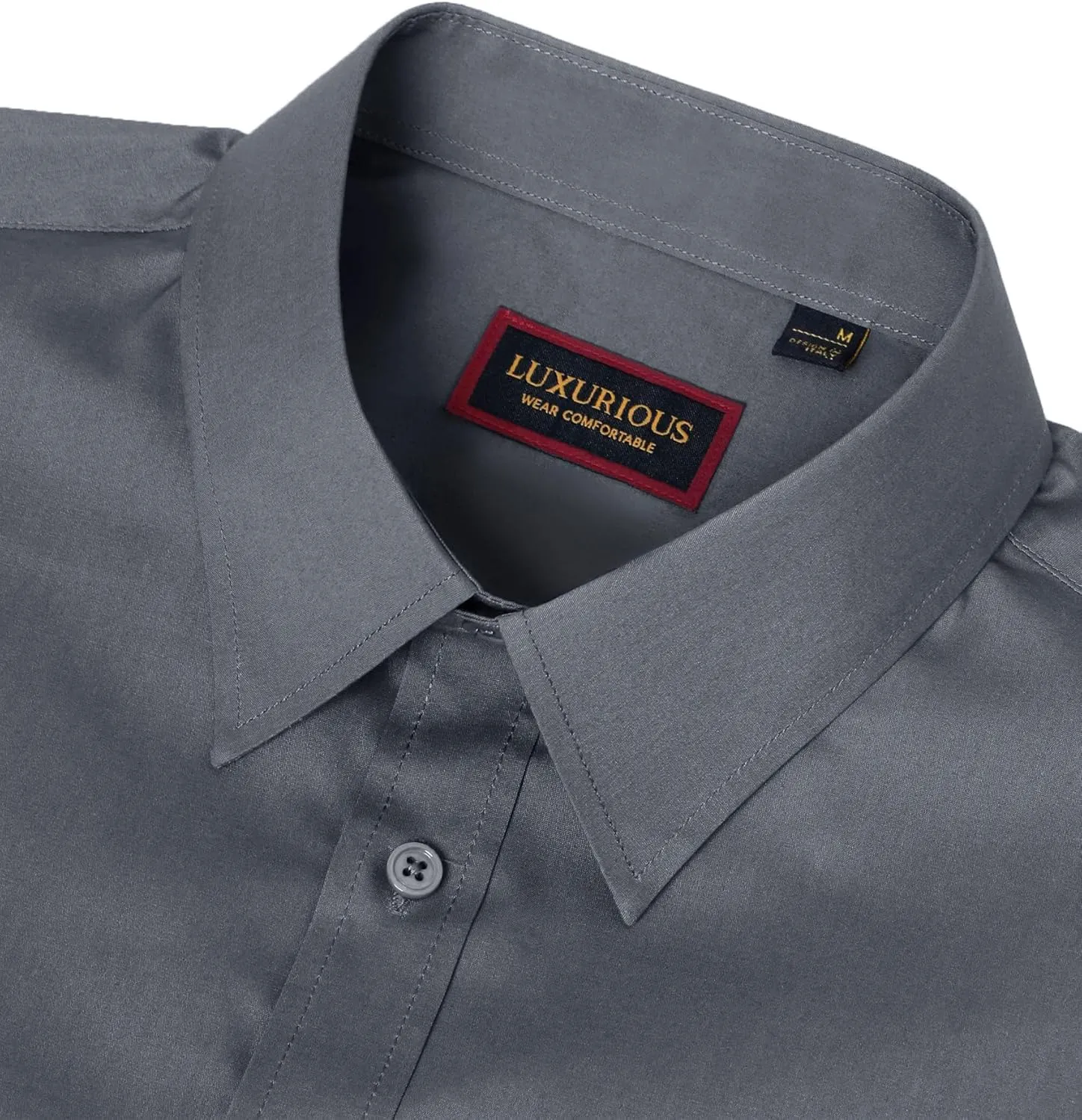 Mens Dress Shirts Long Sleeve Dress Shirts for Men Cotton Button Down Shirt Regular Big and Tall Dress Shirts
