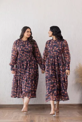 MOTIF CLOSED NECK MAXI - POLAGO PLUS