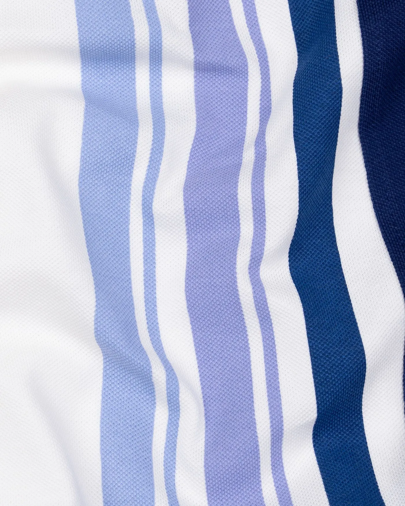 Mozitos Patroon White Stripe Cotton T-Shirt