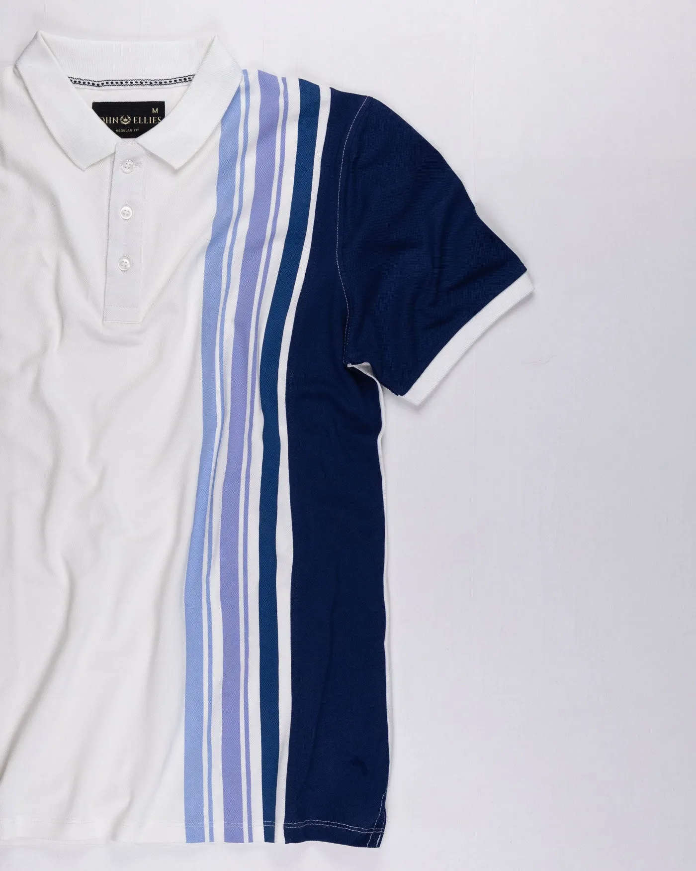 Mozitos Patroon White Stripe Cotton T-Shirt