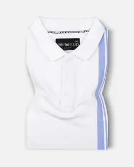 Mozitos Patroon White Stripe Cotton T-Shirt