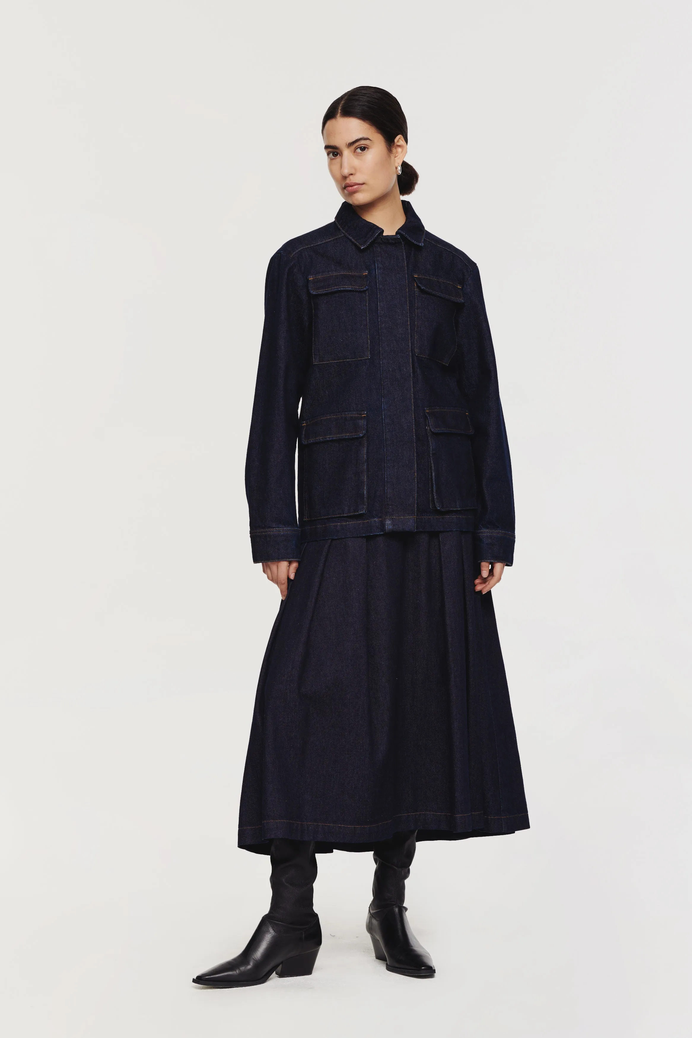 Myles Denim Pocket Utility Jacket