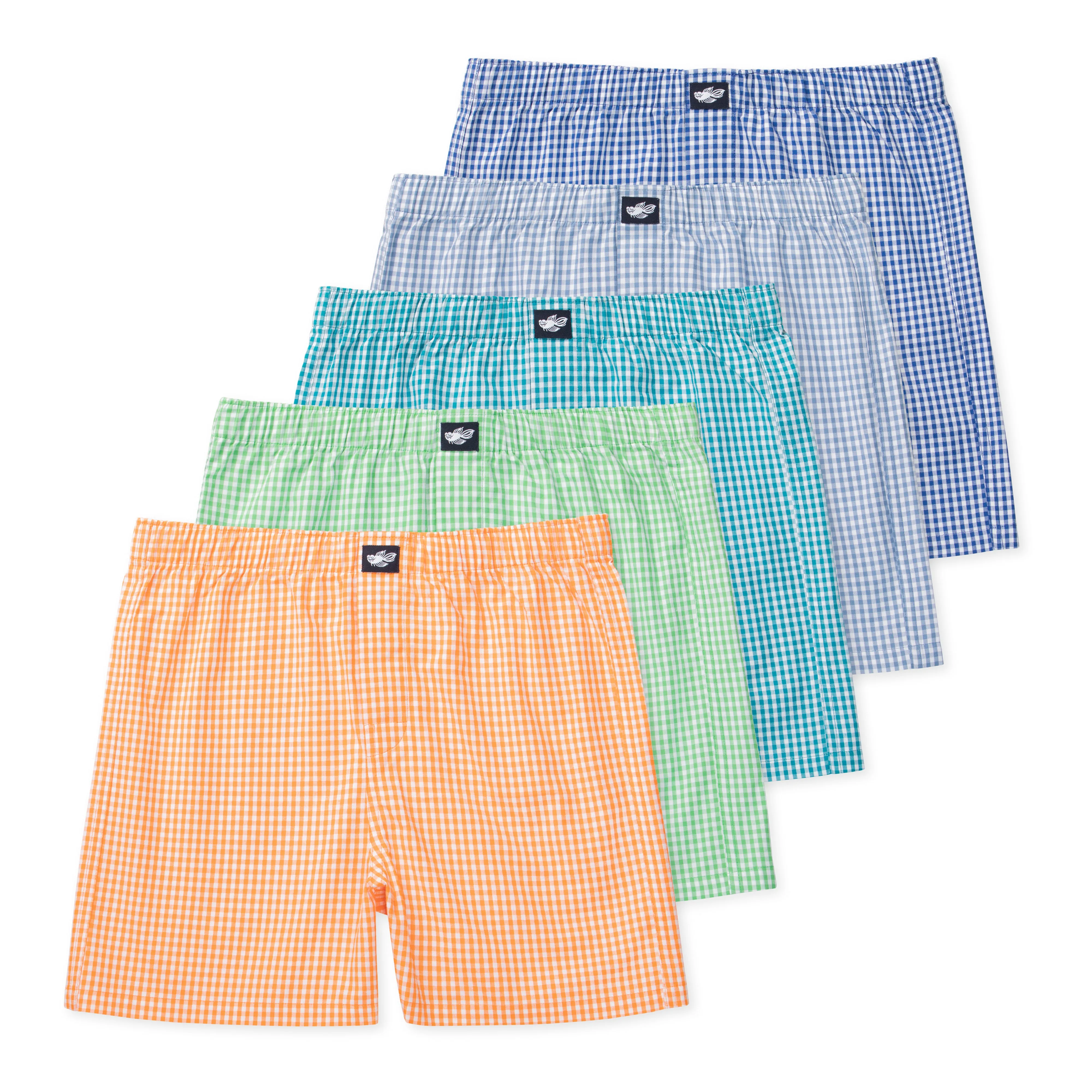Ryan Boys Youth Woven Boxer Shorts (5-Pack)