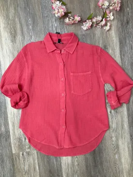 STE Juna Gauze Top in Coral