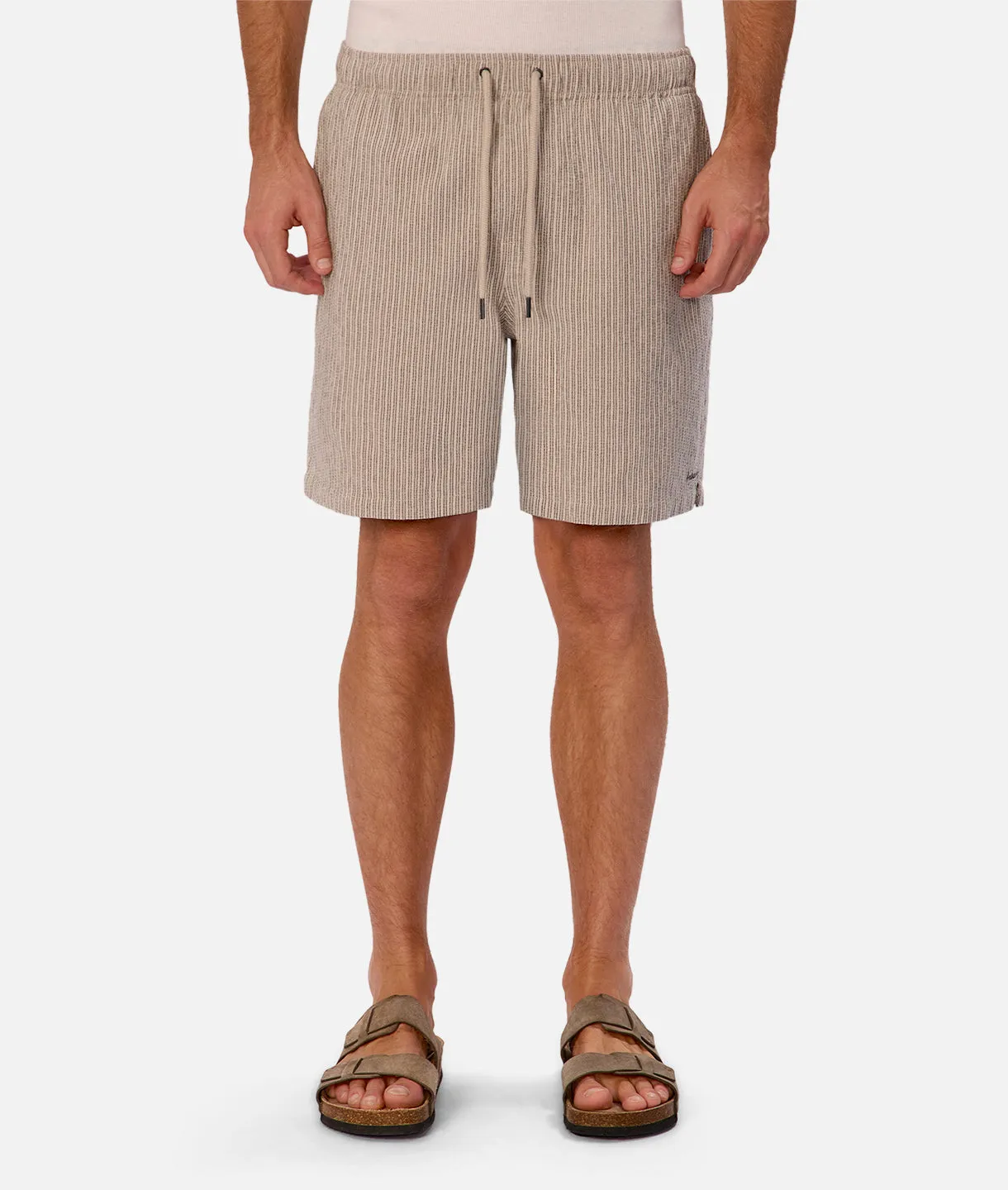 The Ortenza Short - Stone Charcoal