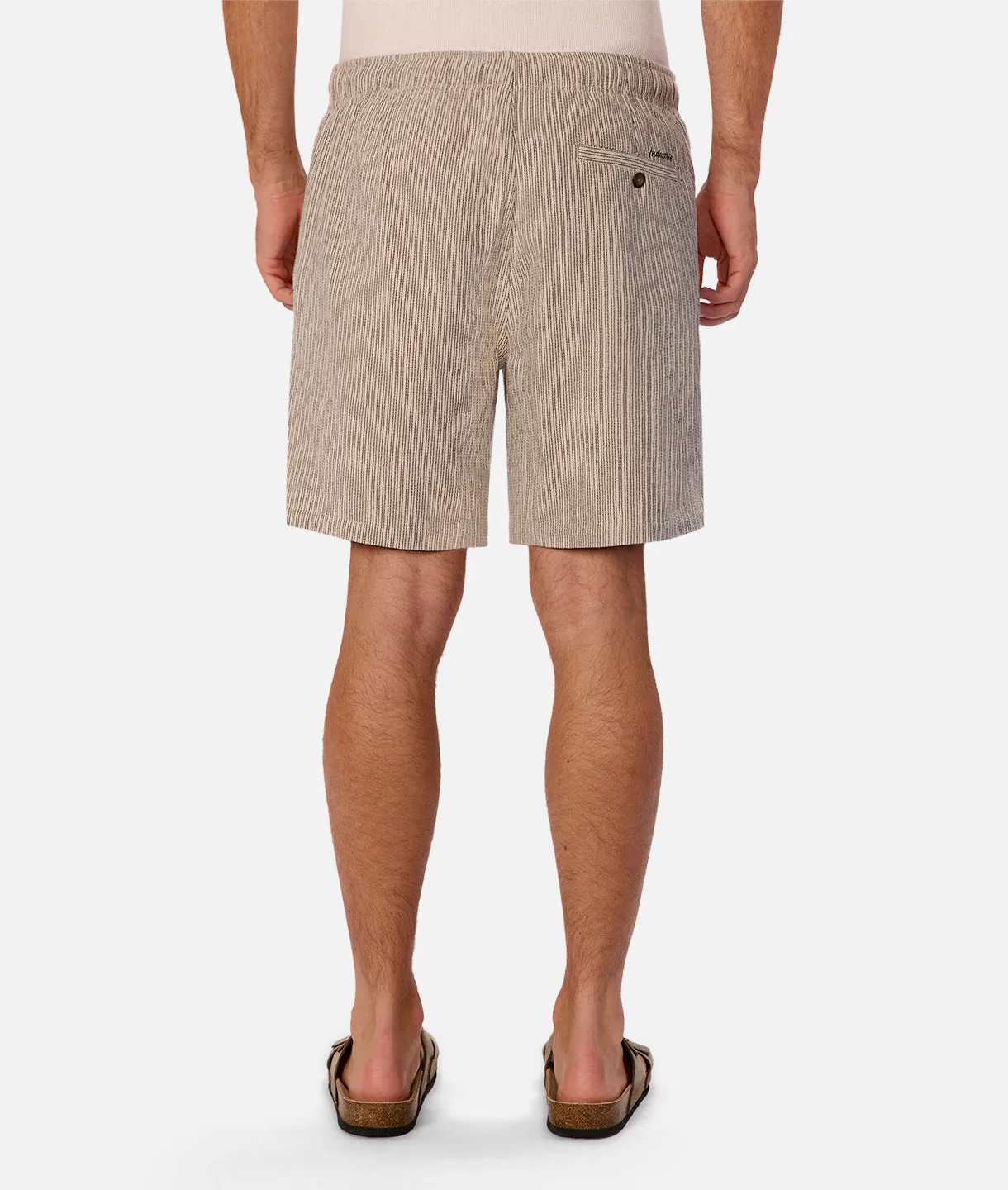 The Ortenza Short - Stone Charcoal
