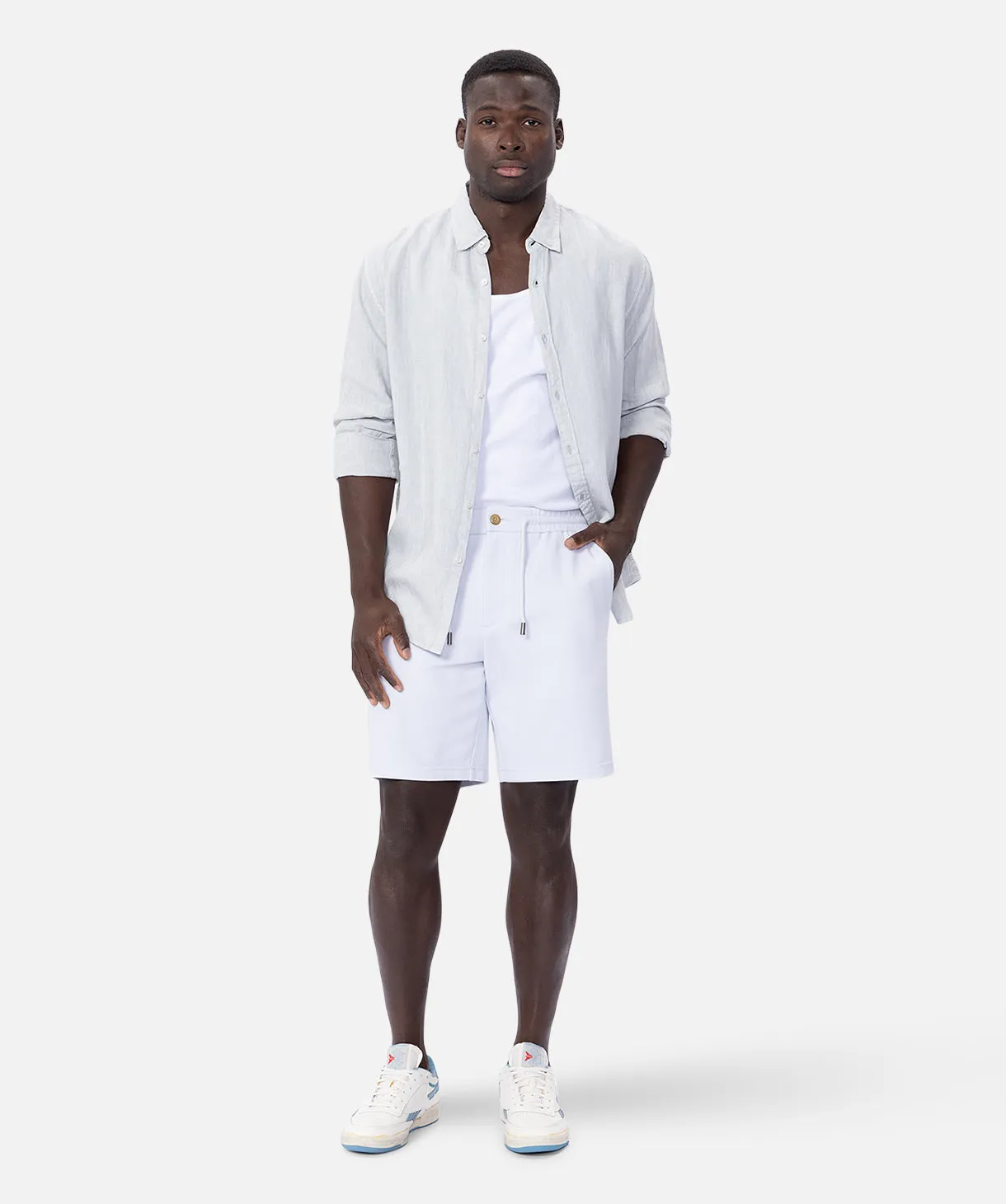 The Tennyson Linen L/s Shirt - Storm