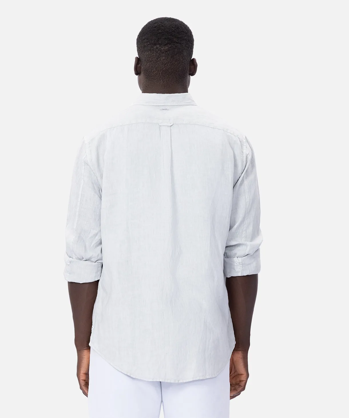 The Tennyson Linen L/s Shirt - Storm