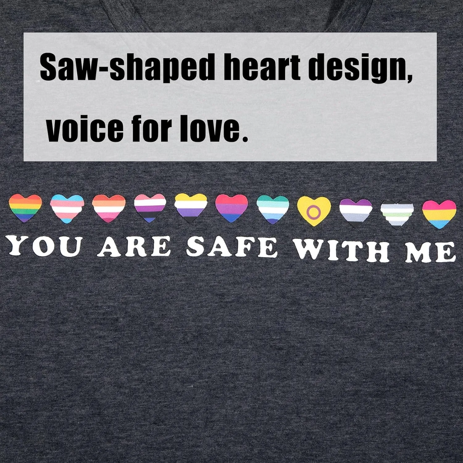 Women Pride Ally Shirt You are Safe with Me T Shirt LGBTQ Flags Ally Outfit Rainbow Pride Tee Top