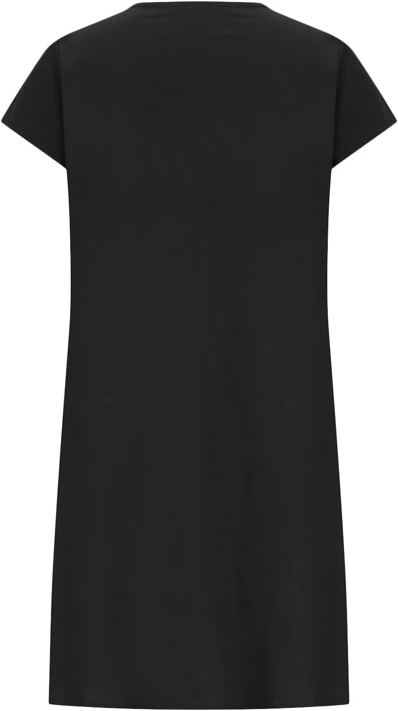 Women's Cotton Linen Midi Dress Plus Size Cap Sleeve Pleated Summer Dresses Vacation 2025 Crew Neck Casual Dress