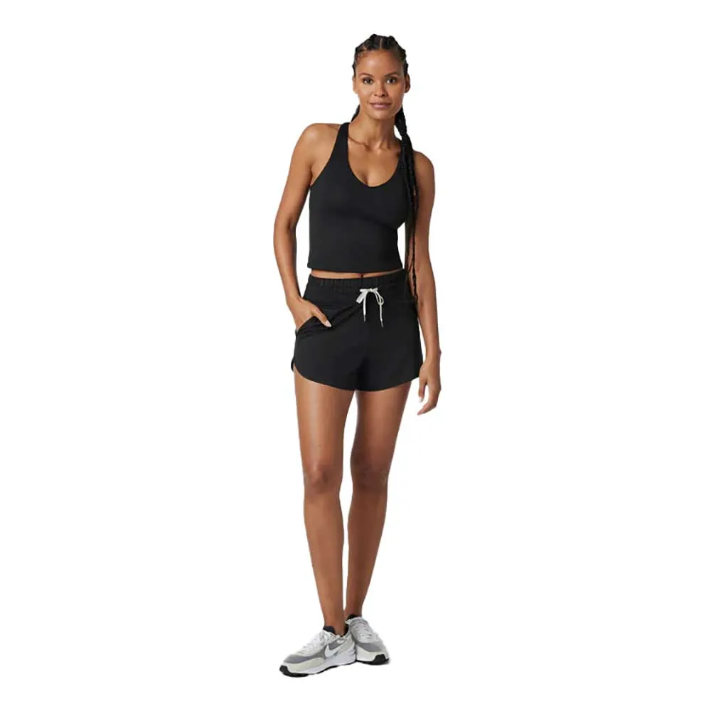 Women's Halo Performance Crop 2.0 - Black Heather